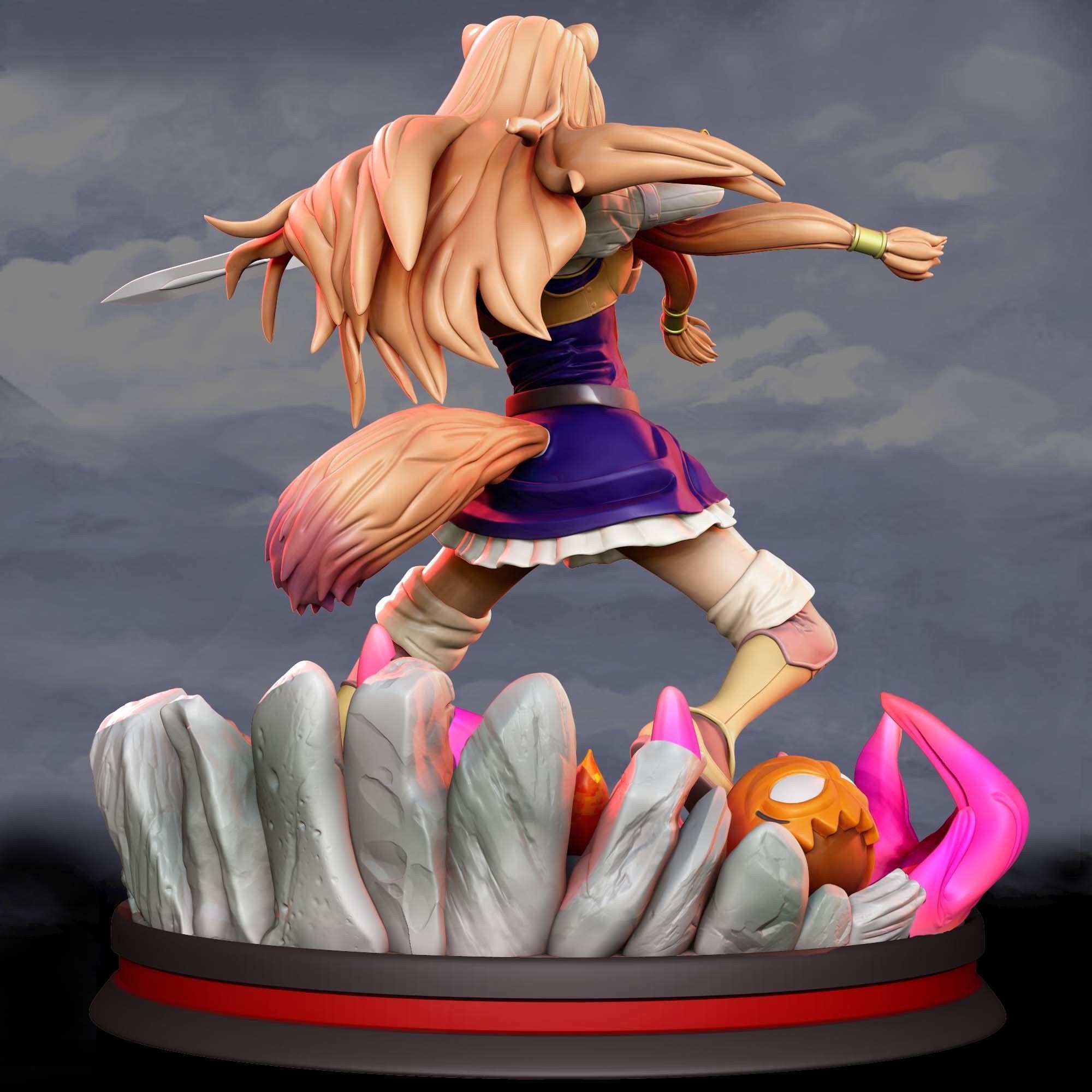 Raphtalia 3D Tate no Yuusha 3D - Model fo 3D Printer 3D print model_3