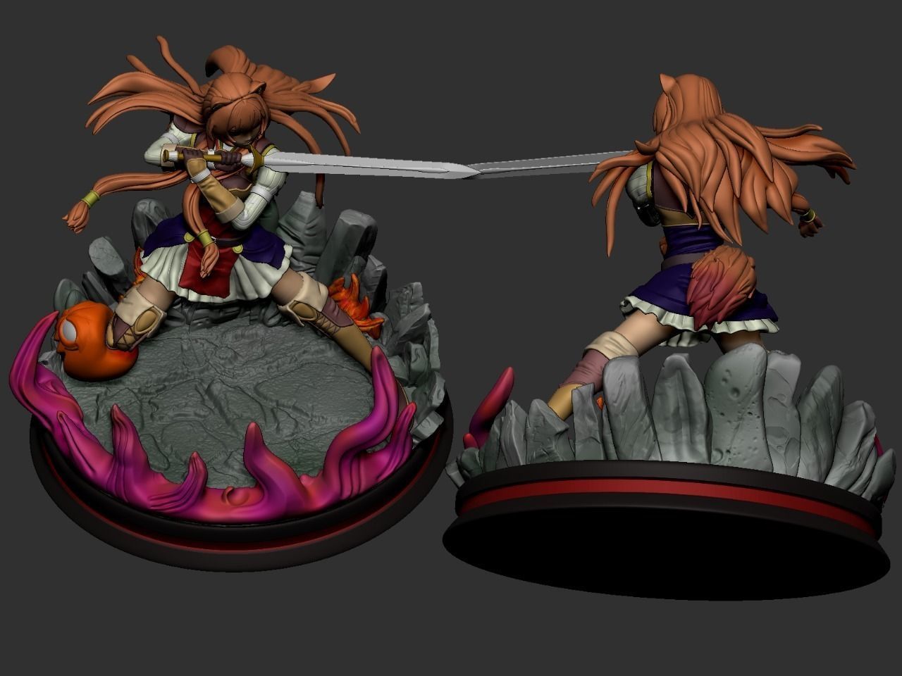 Raphtalia 3D Tate no Yuusha 3D - Model fo 3D Printer 3D print model_9