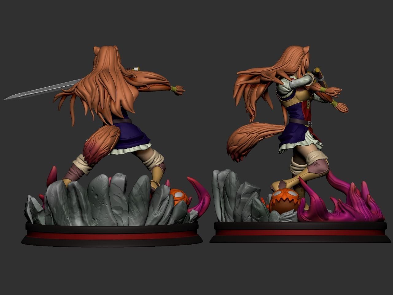 Raphtalia 3D Tate no Yuusha 3D - Model fo 3D Printer 3D print model_8