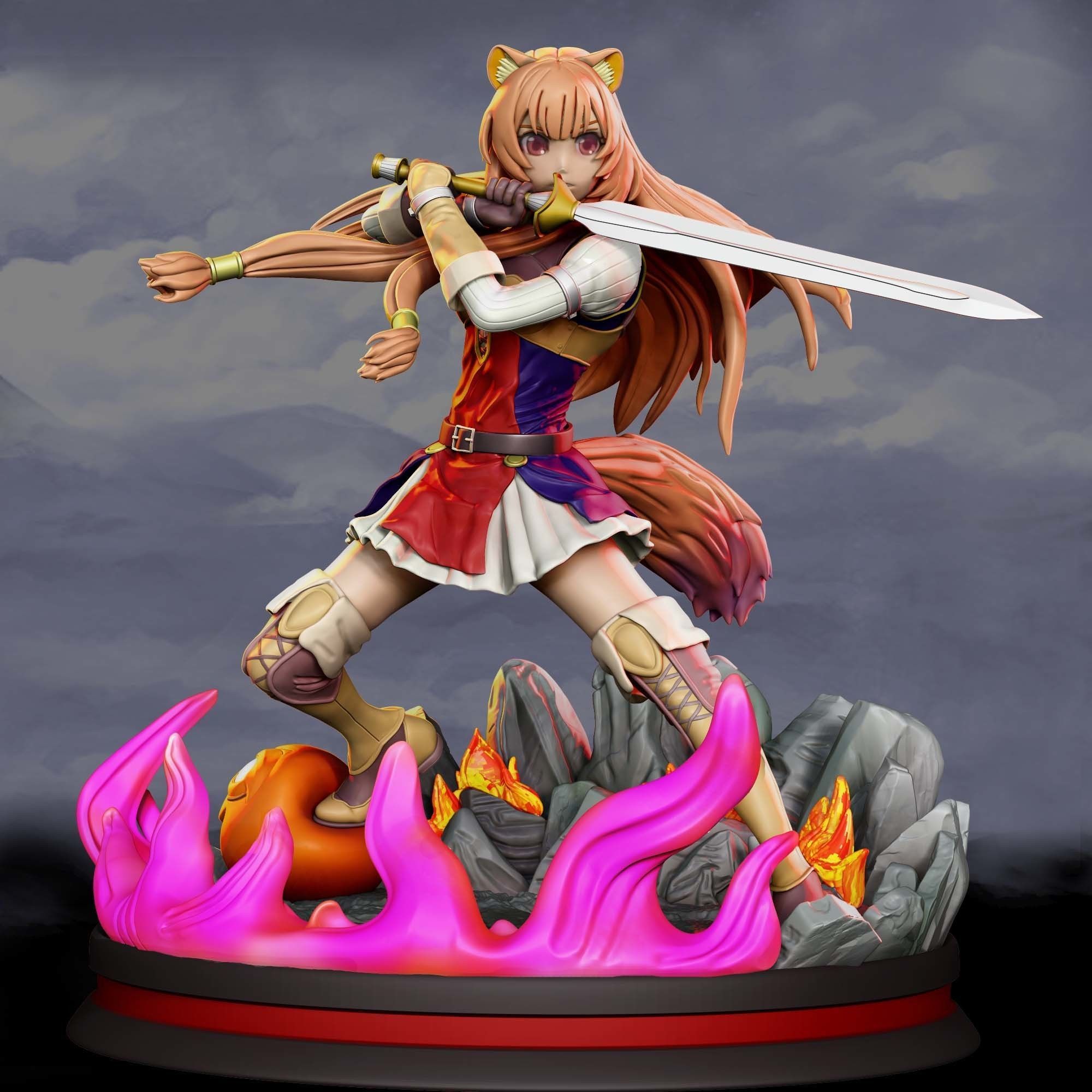 Raphtalia 3D Tate no Yuusha 3D - Model fo 3D Printer 3D print model_2