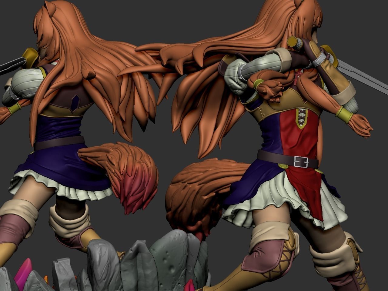 Raphtalia 3D Tate no Yuusha 3D - Model fo 3D Printer 3D print model_5