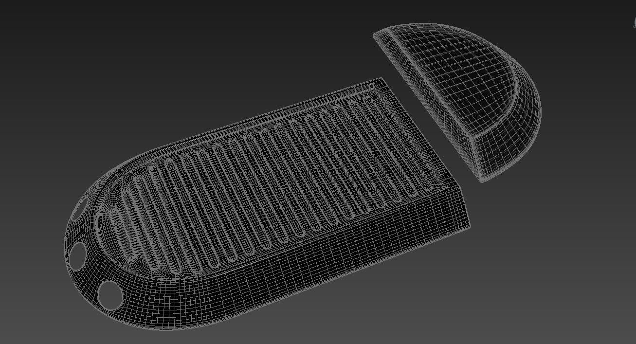 Coffee machine espresso barista stainless model subdivision 3D model_9