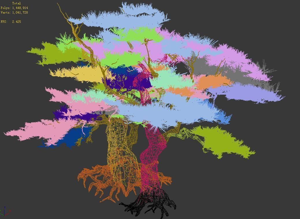 Mount Putuo-Pine 16 3D model_1