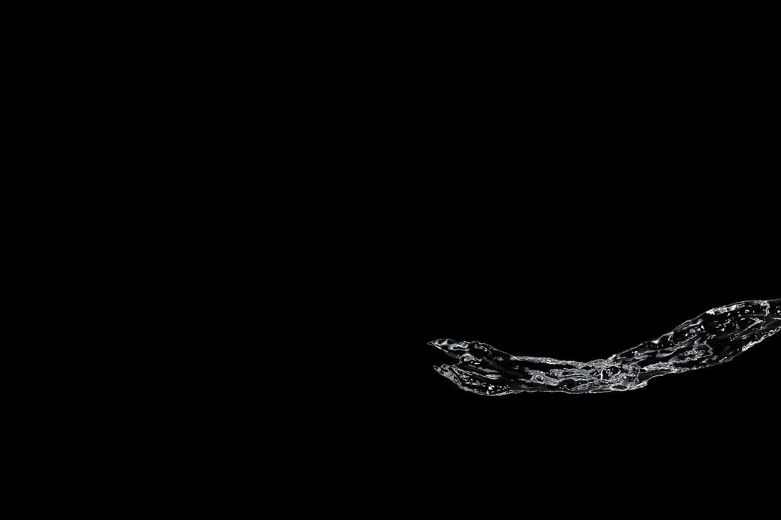 water splash wave 3D model_6