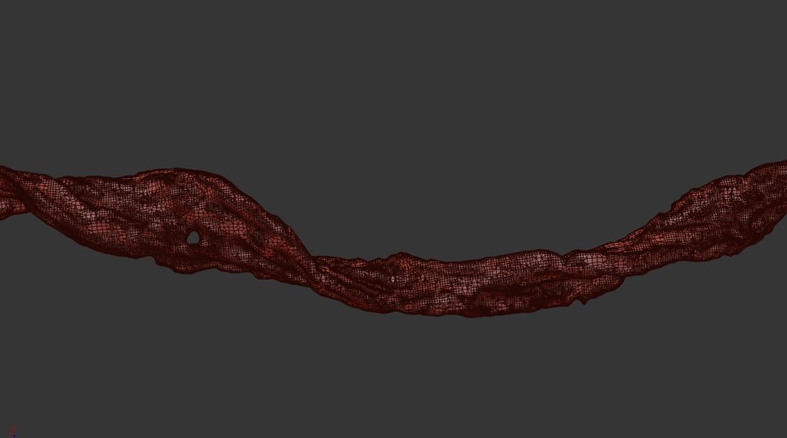 water splash wave 3D model_7