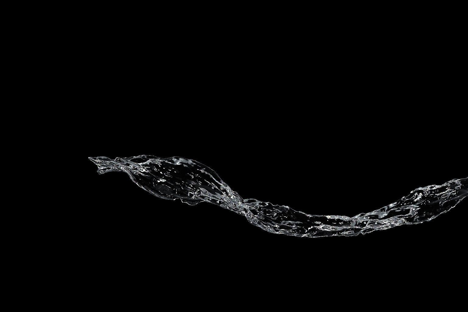 water splash wave 3D model_5