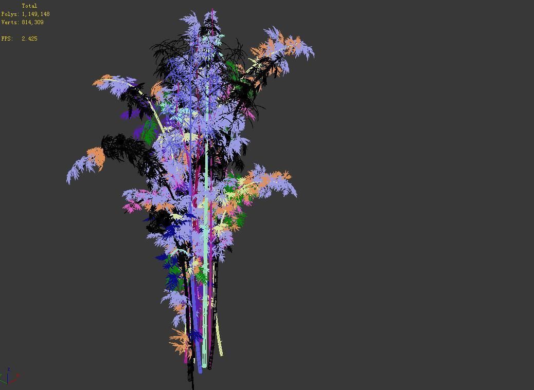 Mount Putuo-Bamboo 23 3D model_3