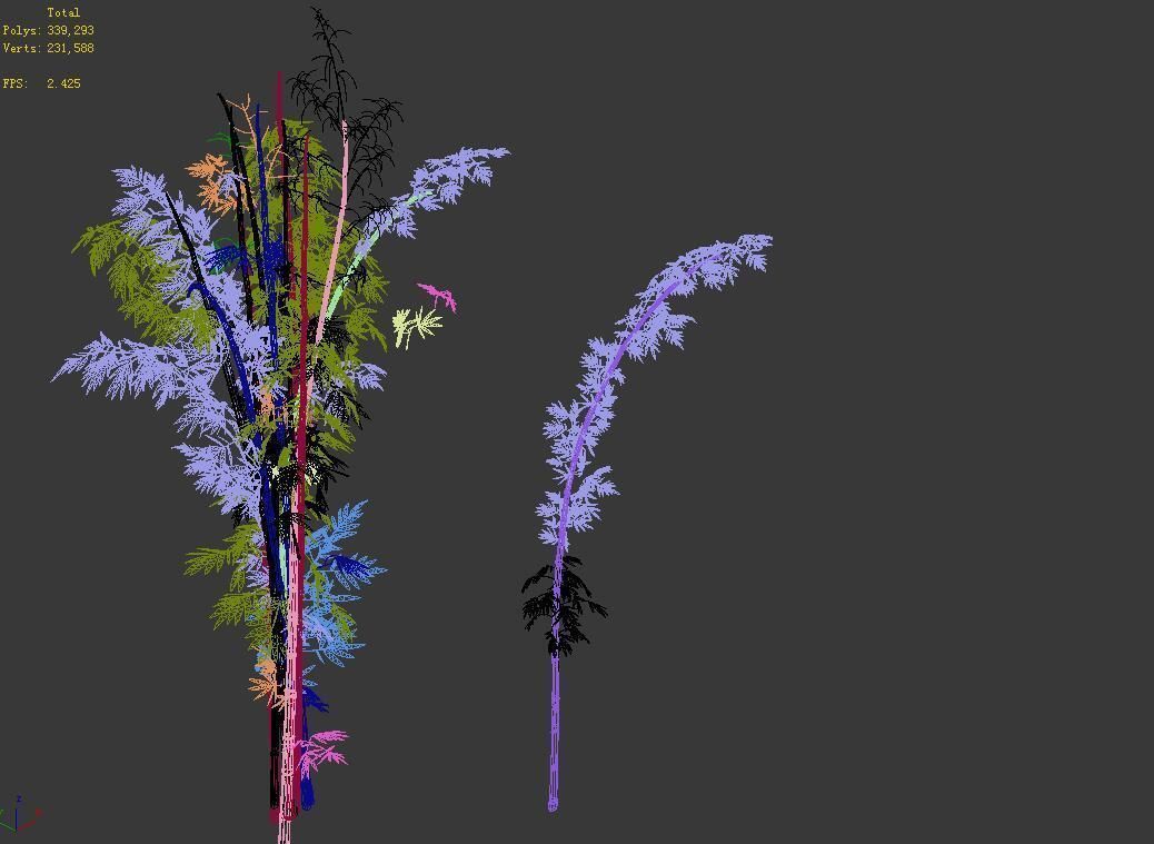 Putuo Mountain-Bamboo 25 3D model_1