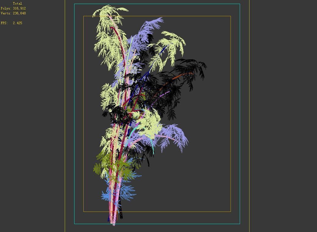 Mount Putuo-Bamboo 27 3D model_3