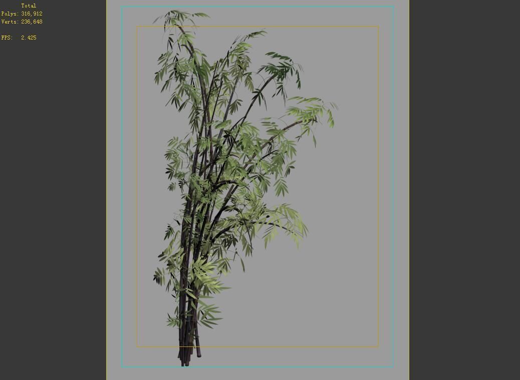 Mount Putuo-Bamboo 27 3D model_4