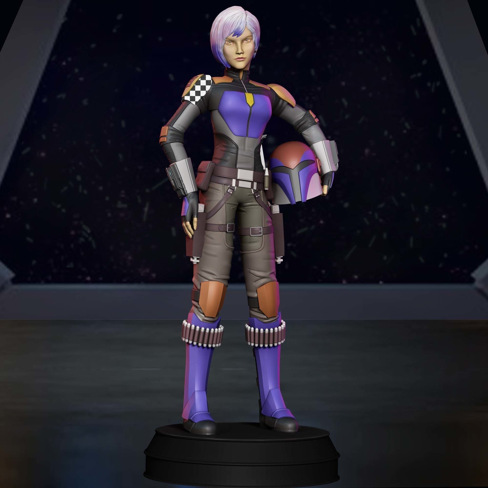 Sabine Wren 3D print model_1
