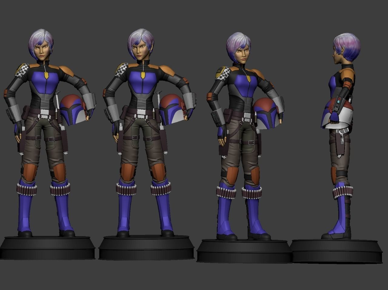 Sabine Wren 3D print model_3