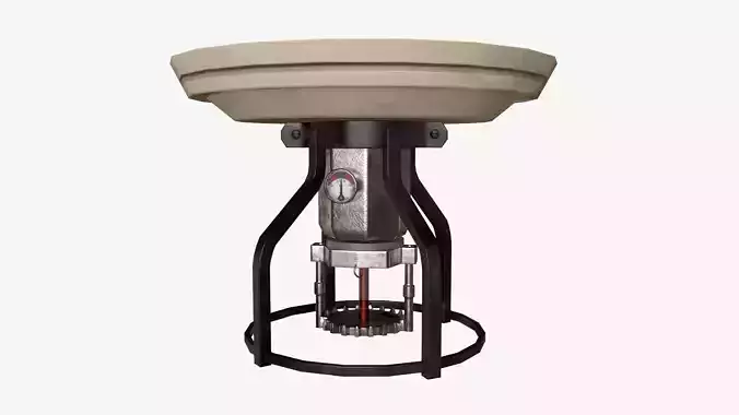 ceiling fire extinguisher 2 Low-poly 3D model
