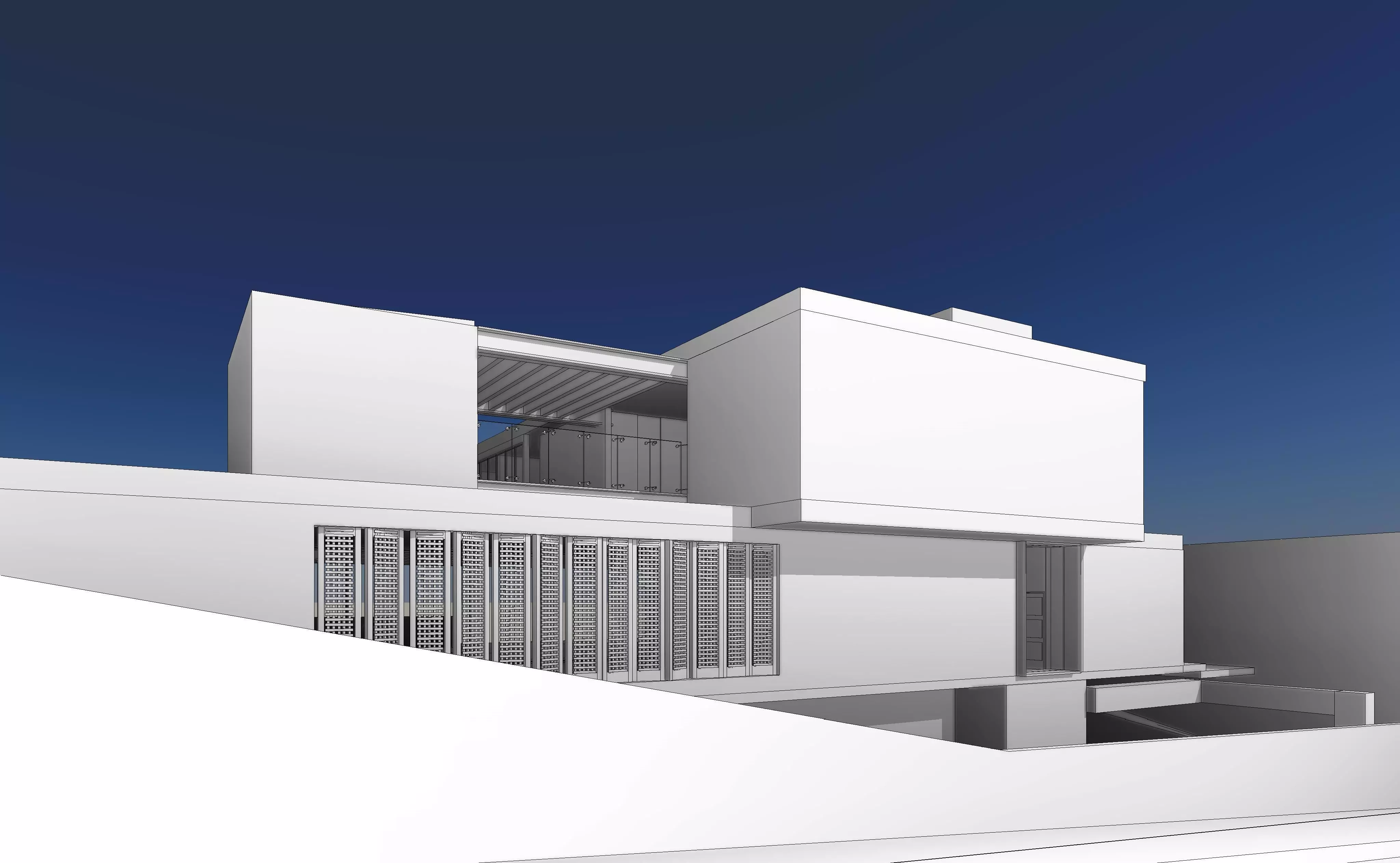 Luxurious Modern House 3D model