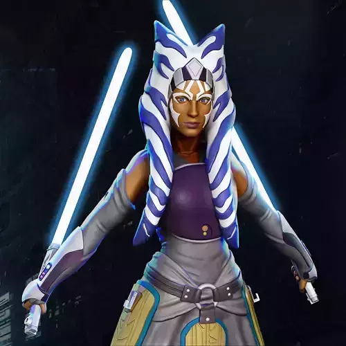 Ashoka Thano Star Wars 3D print model