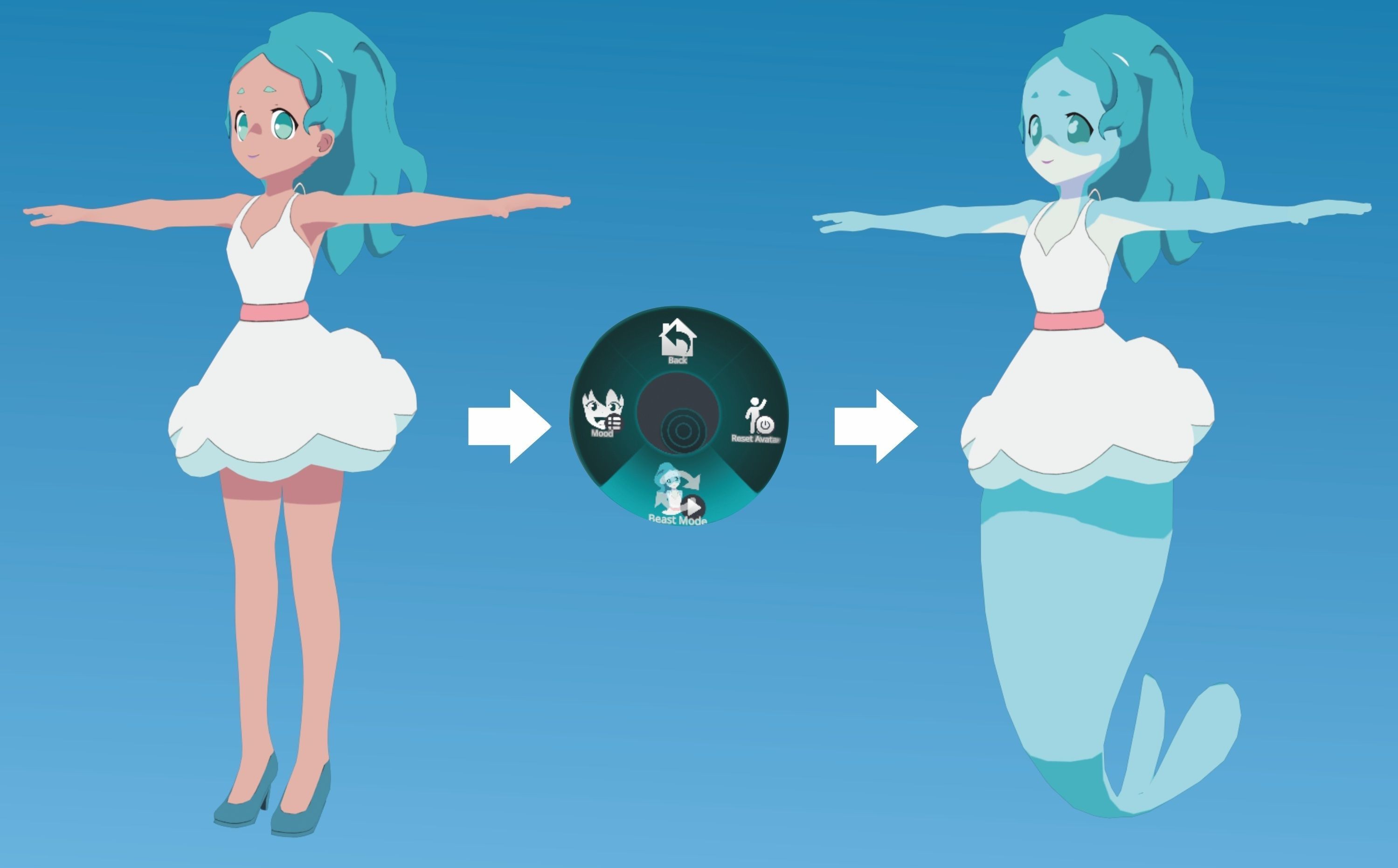 Nina Flip BNA Brand New Animal VRChat 3D model_1