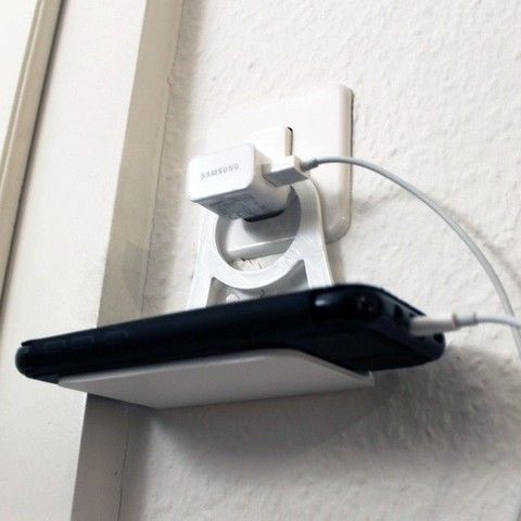 OUTLET CELLPHONE HOLDER 3D print model_1