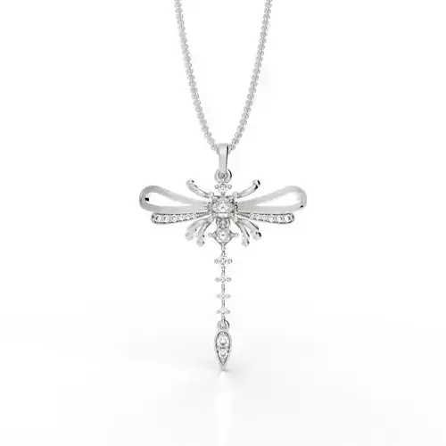 Sophisticated dragonfly pendant 