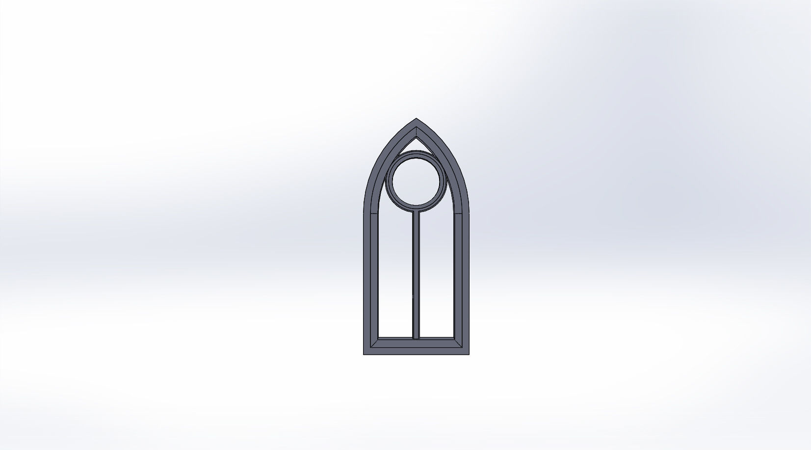 SET OF GOTHIC WINDOWS 3D print model_29