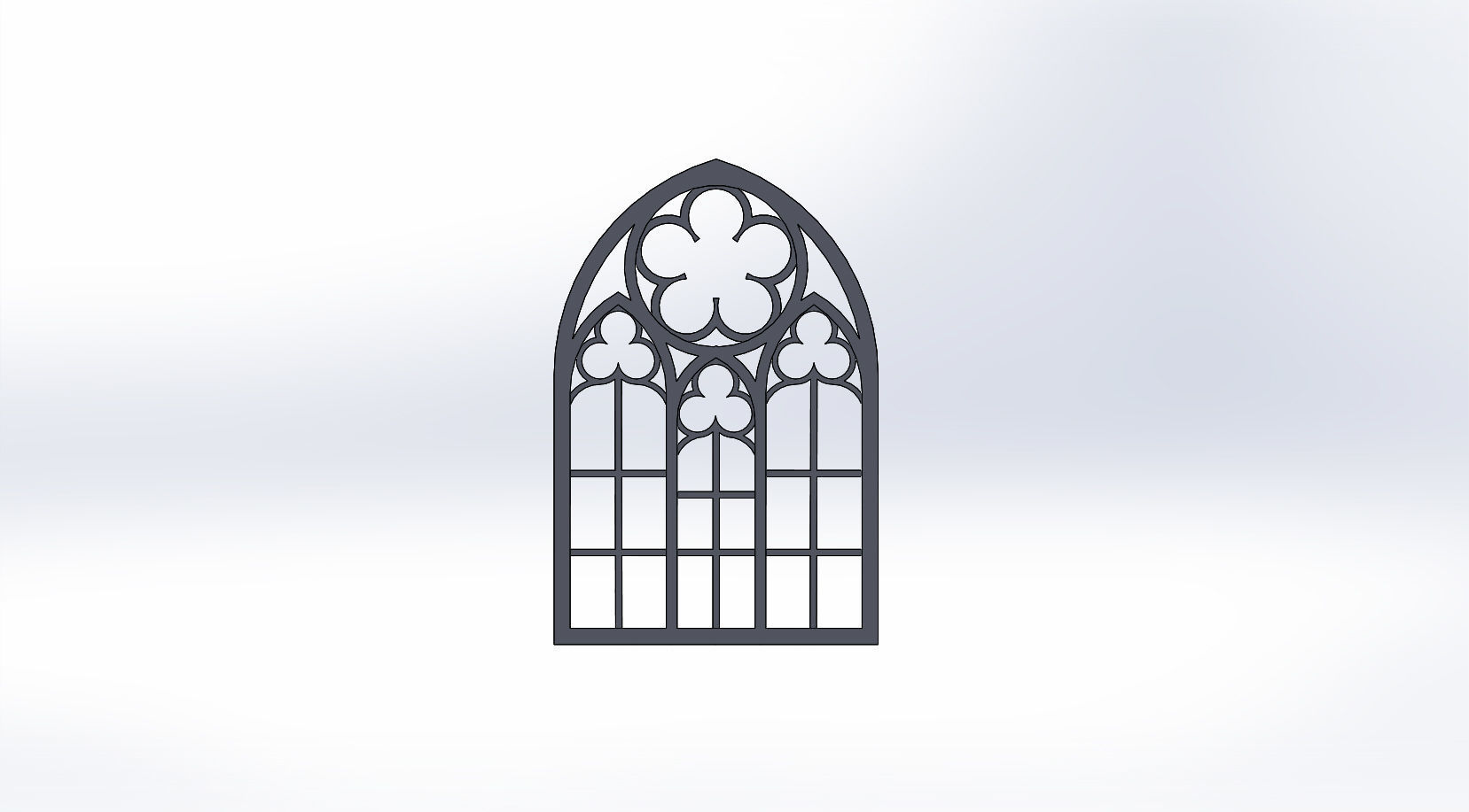 SET OF GOTHIC WINDOWS 3D print model_6