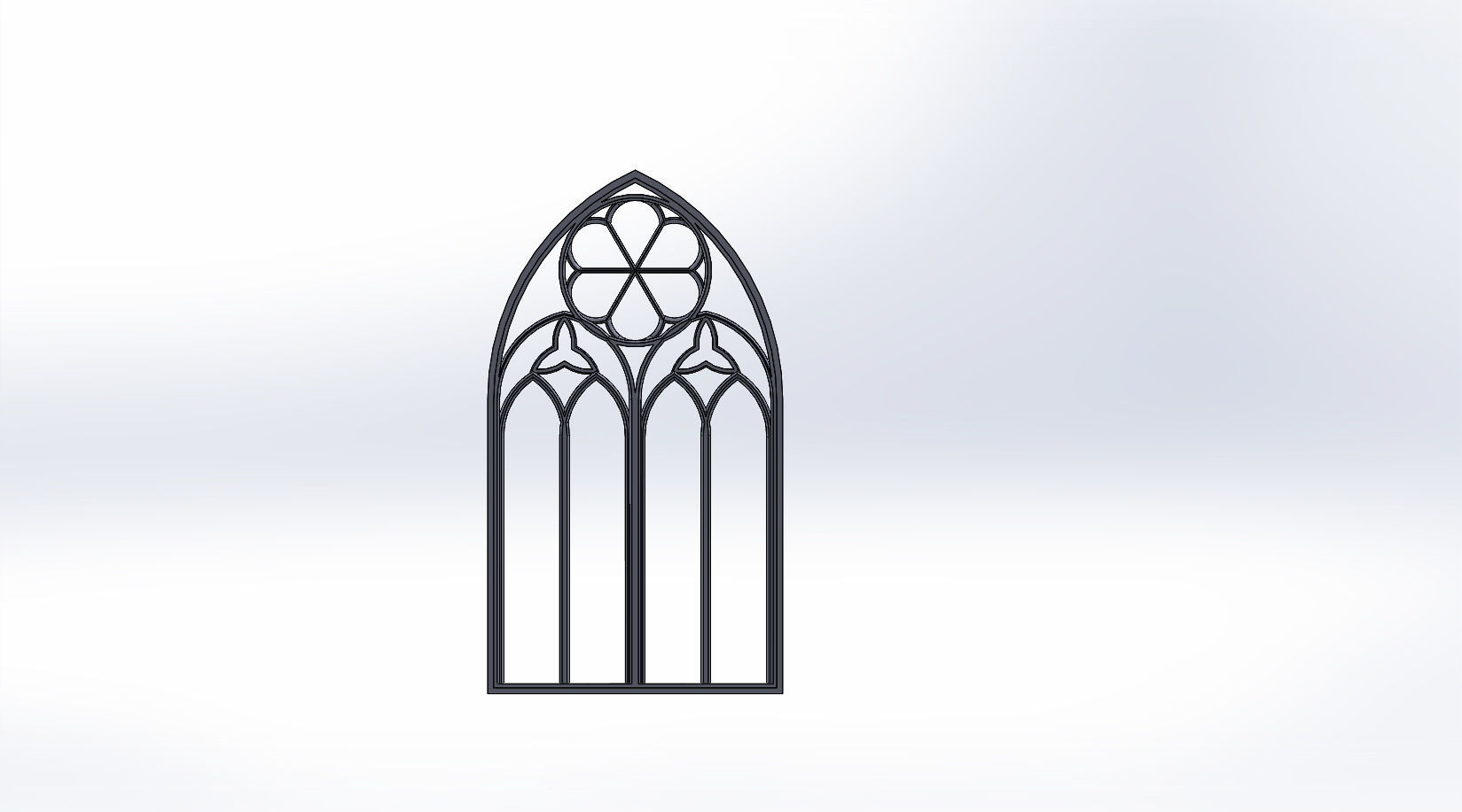 SET OF GOTHIC WINDOWS 3D print model_19