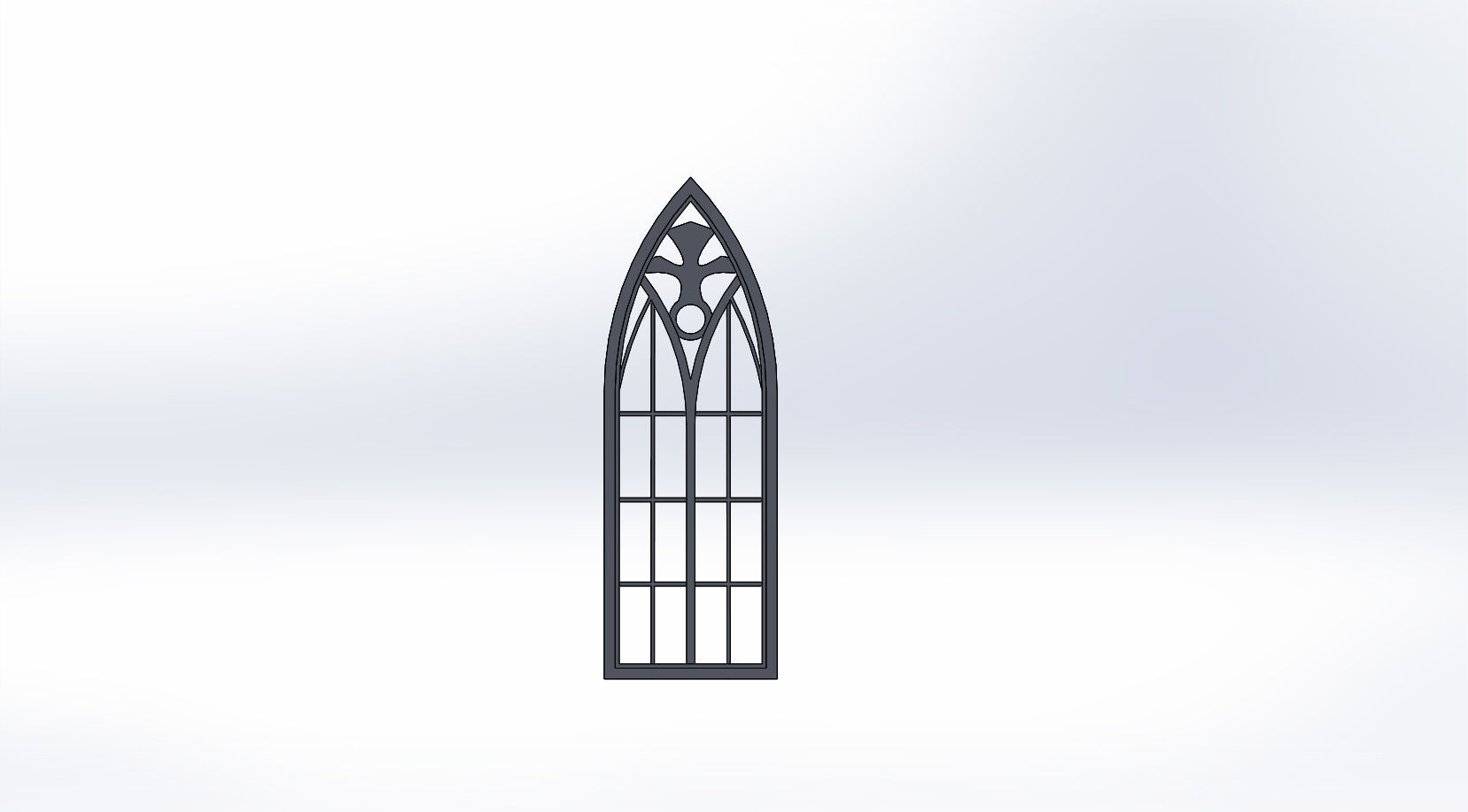 SET OF GOTHIC WINDOWS 3D print model_40