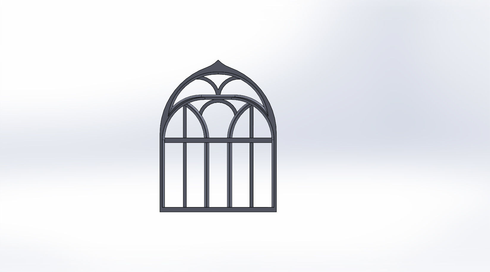 SET OF GOTHIC WINDOWS 3D print model_31