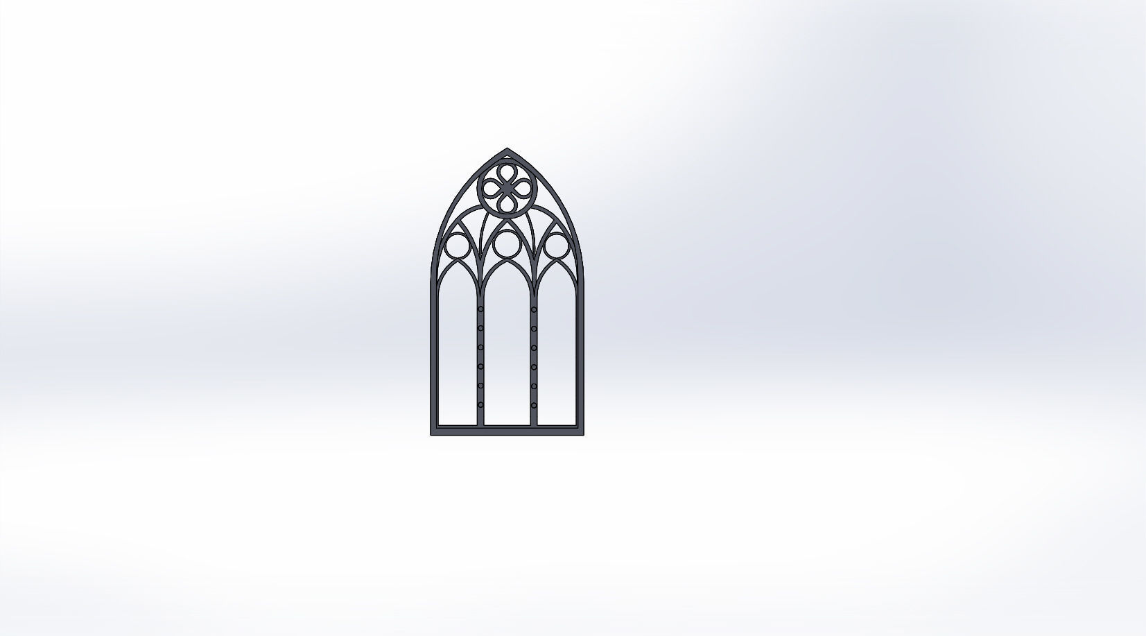SET OF GOTHIC WINDOWS 3D print model_15