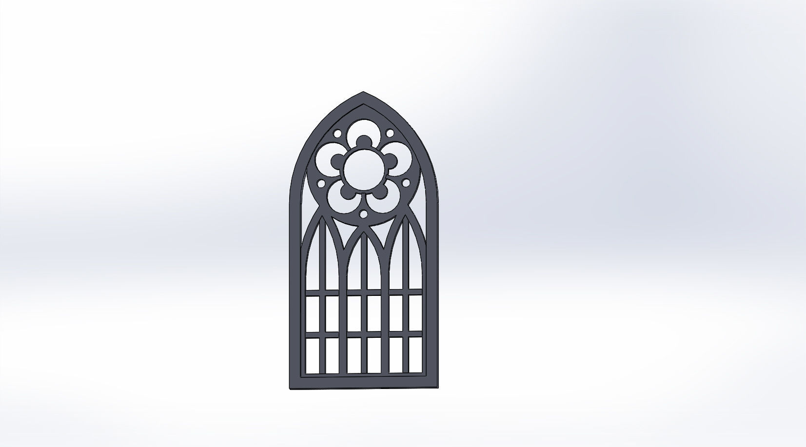 SET OF GOTHIC WINDOWS 3D print model_7