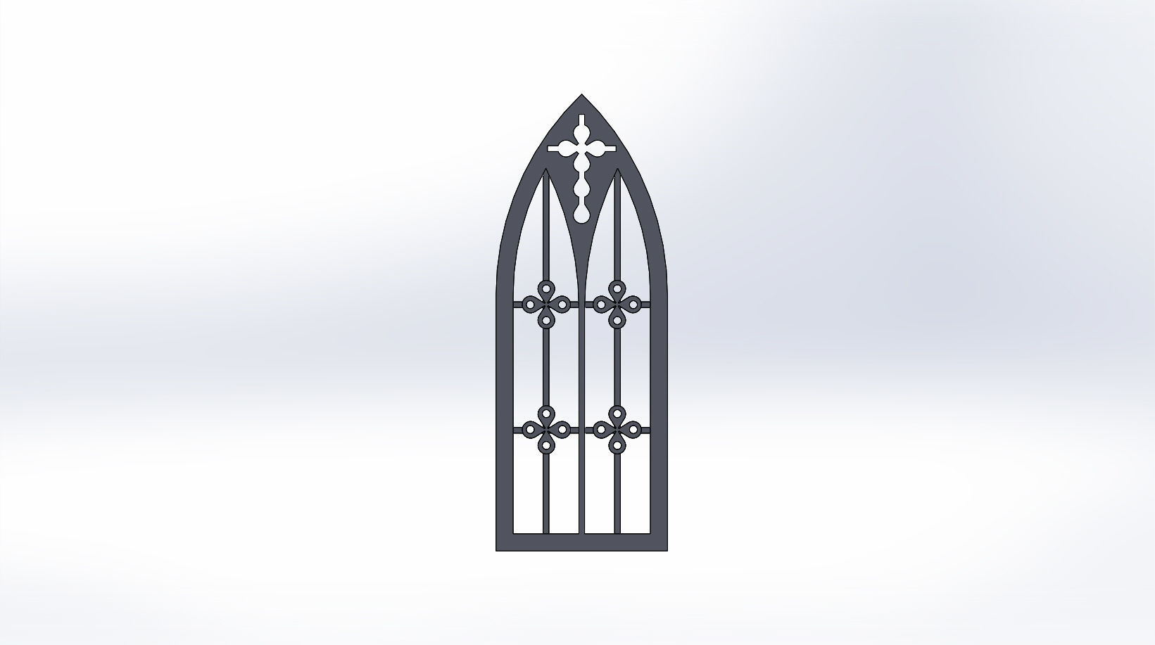 SET OF GOTHIC WINDOWS 3D print model_4