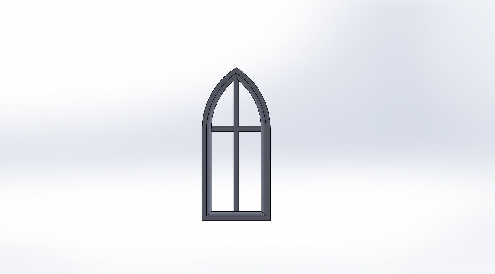 SET OF GOTHIC WINDOWS 3D print model_26