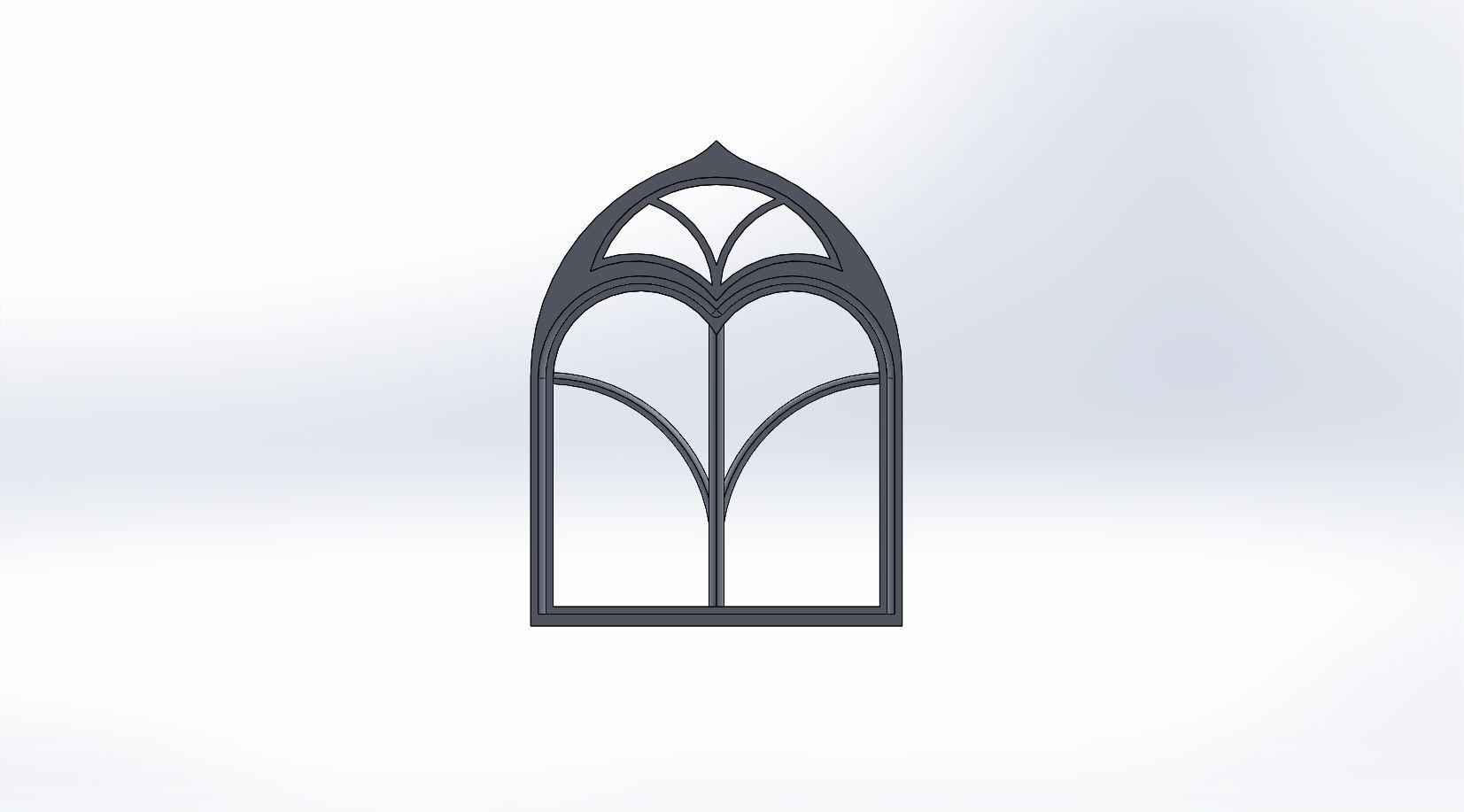 SET OF GOTHIC WINDOWS 3D print model_30