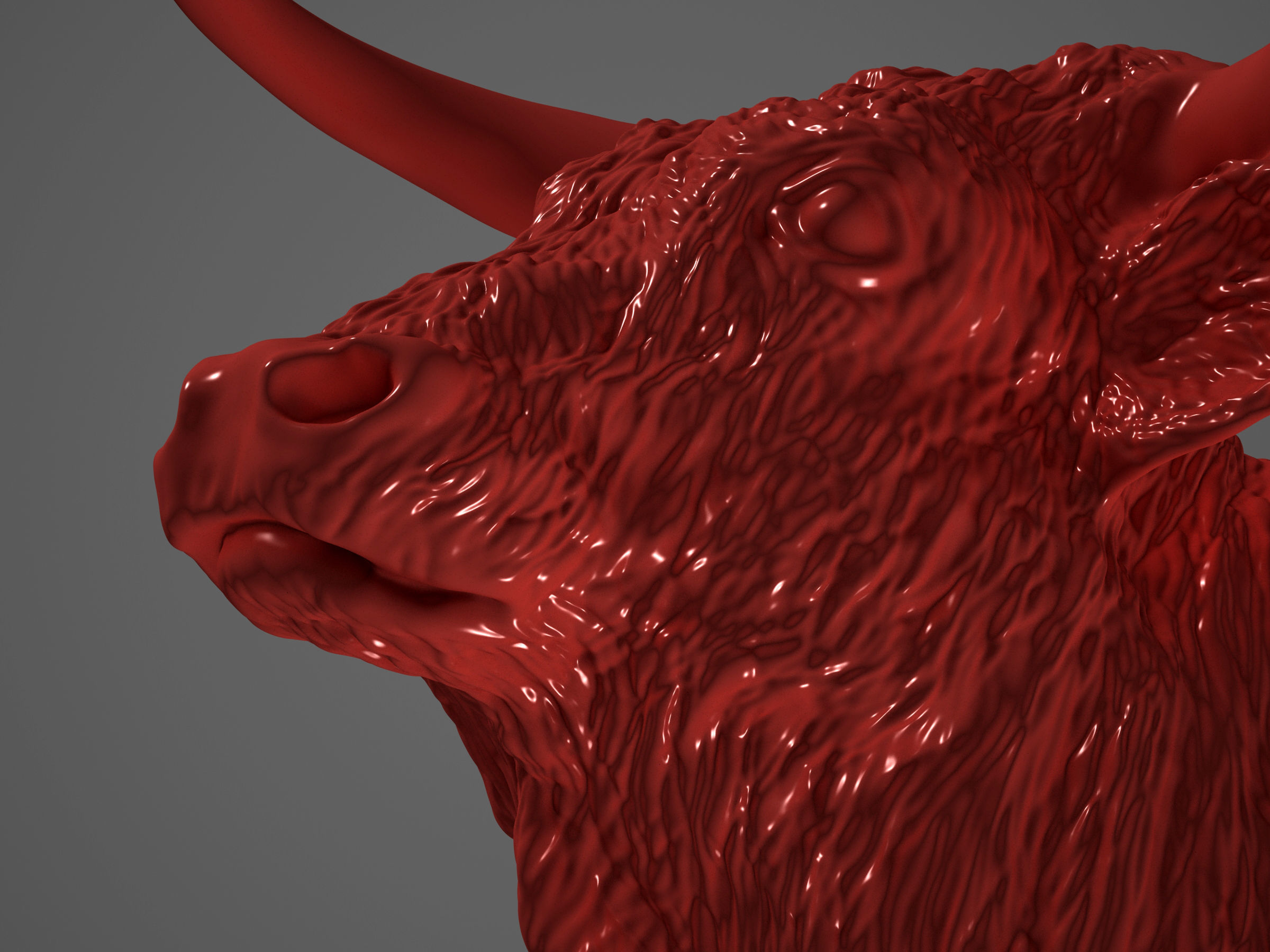 El Toro - The Bull Statue 3D print model_22
