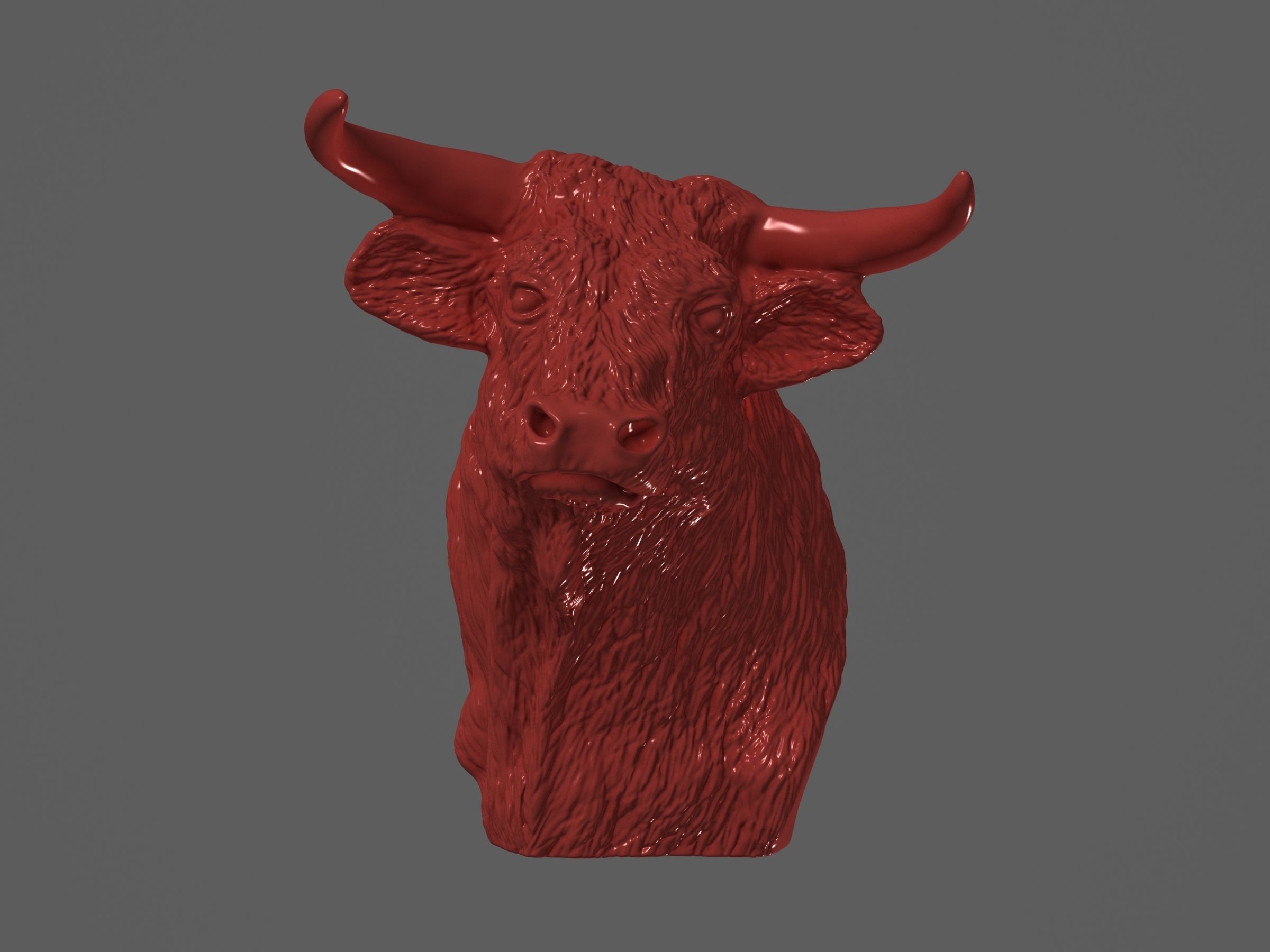 El Toro - The Bull Statue 3D print model_7