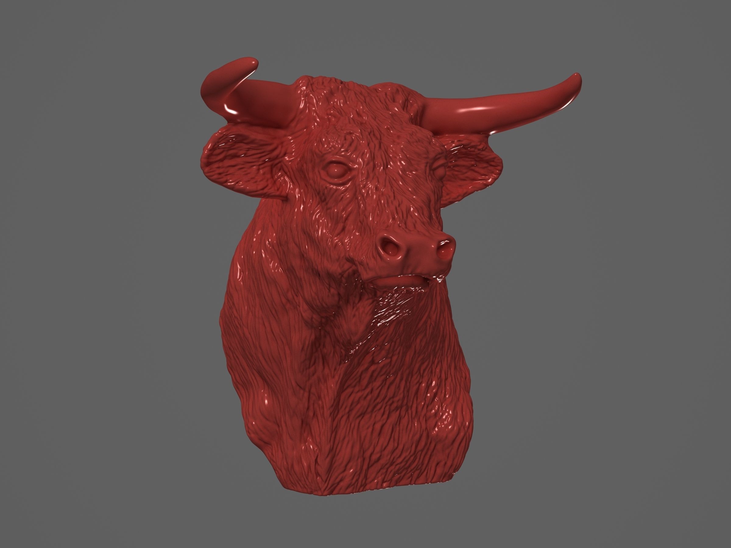 El Toro - The Bull Statue 3D print model_4