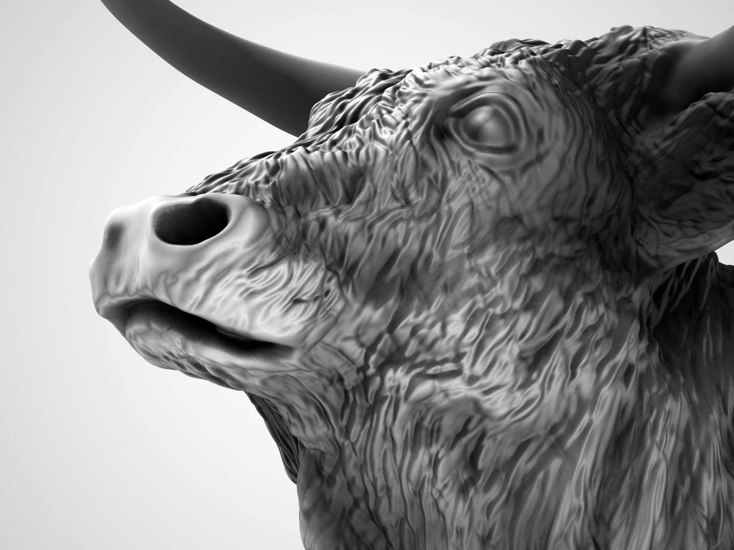 El Toro - The Bull Statue 3D print model_21