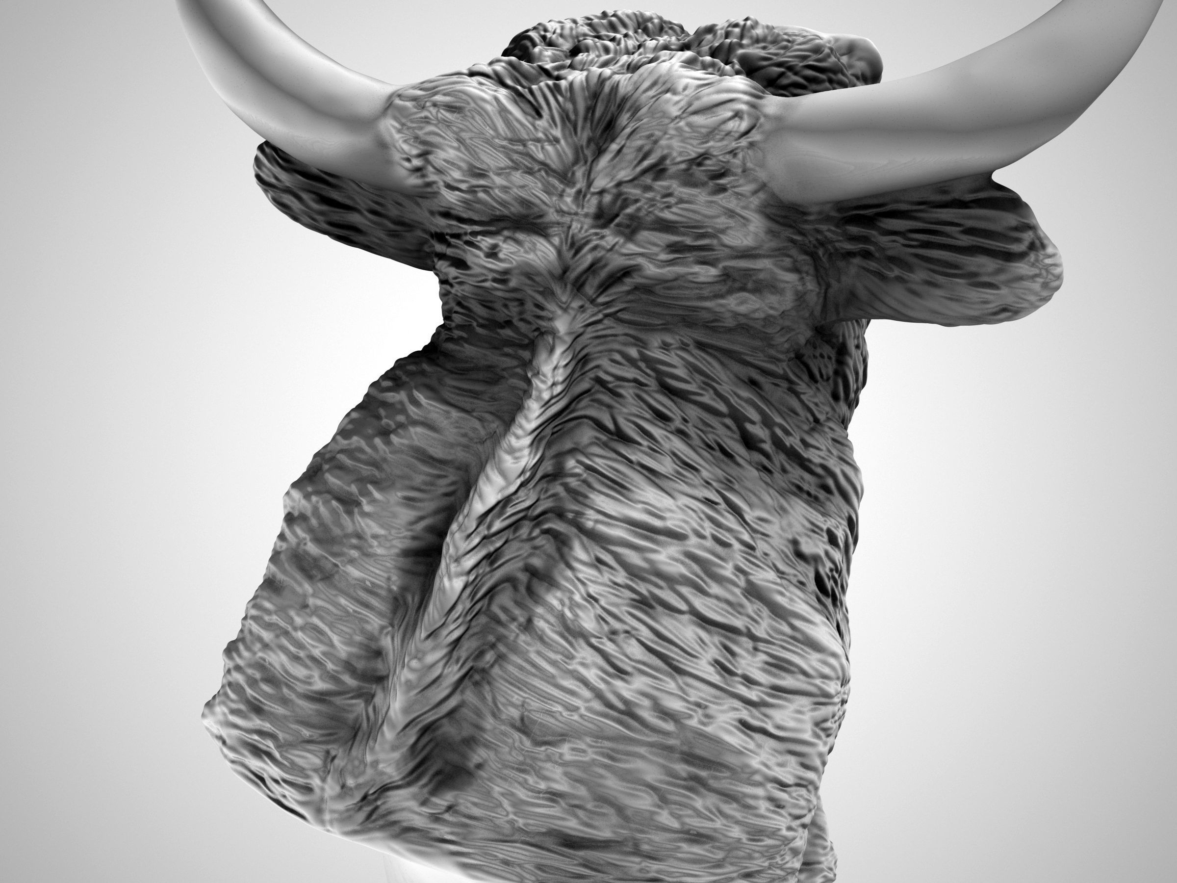 El Toro - The Bull Statue 3D print model_27