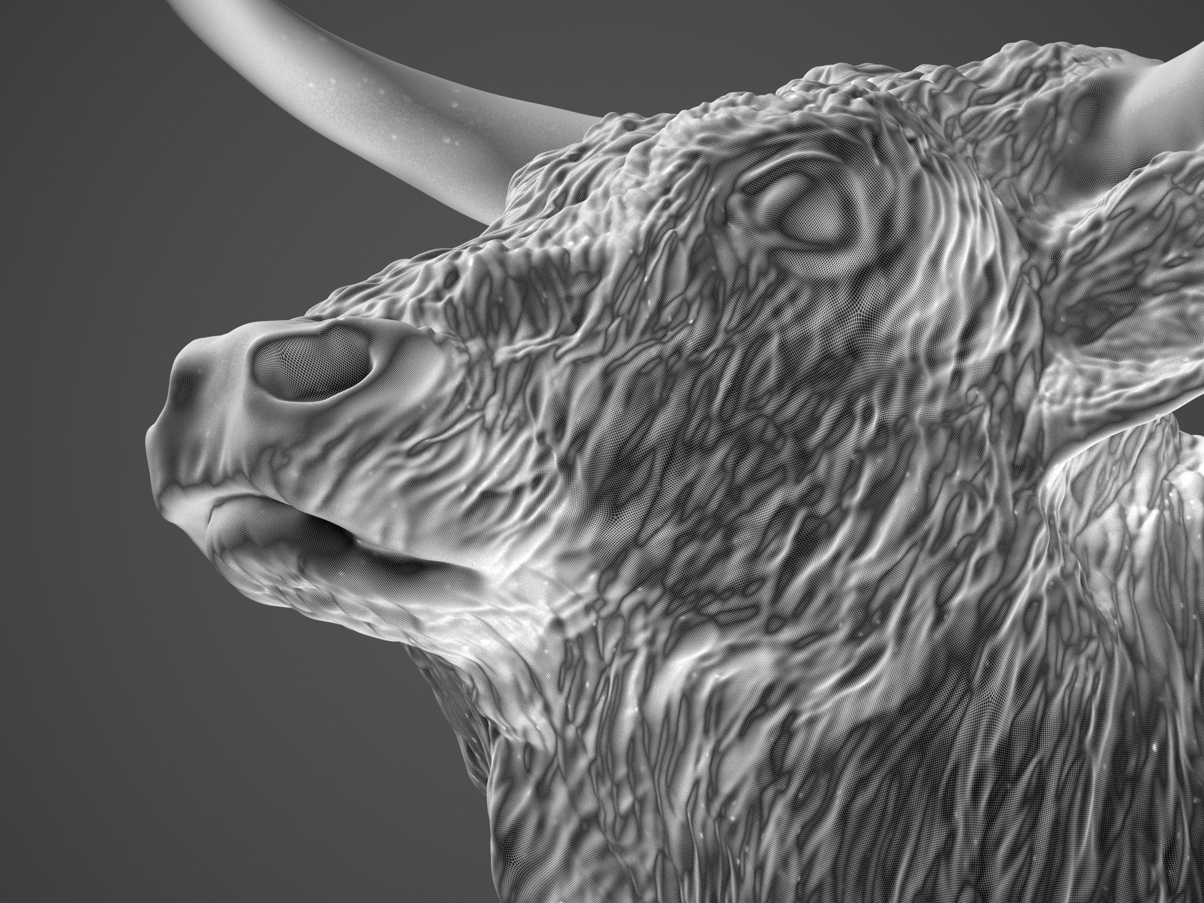 El Toro - The Bull Statue 3D print model_23