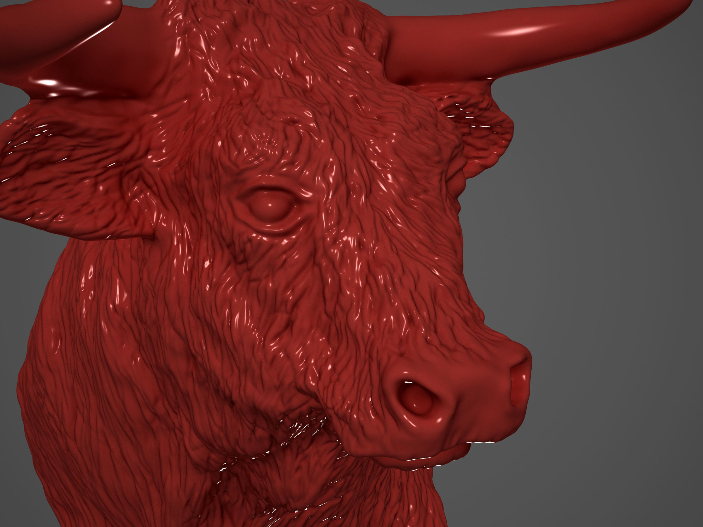 El Toro - The Bull Statue 3D print model_19