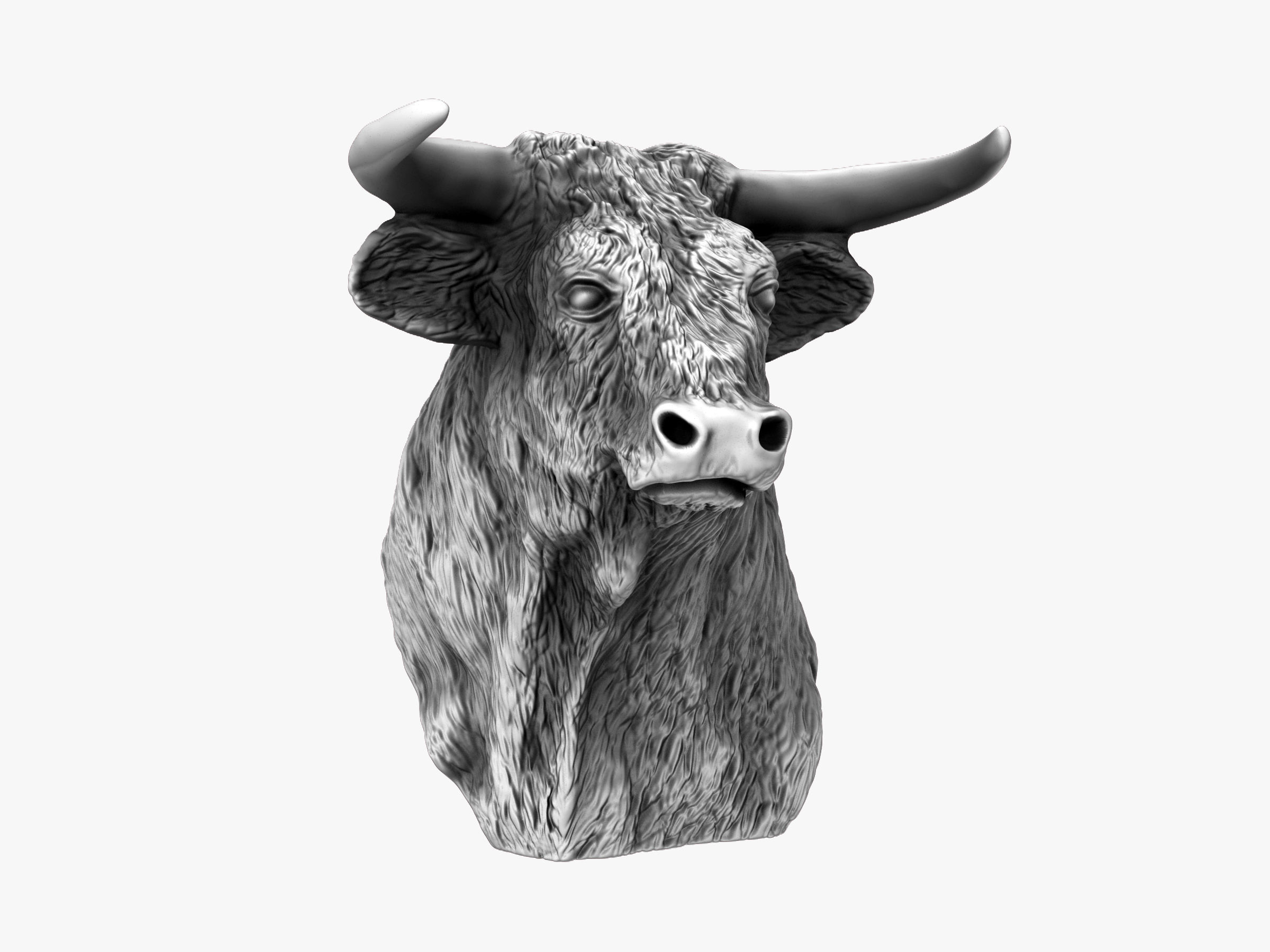 El Toro - The Bull Statue 3D print model_2