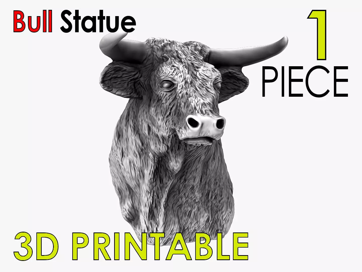 El Toro - The Bull Statue 3D print model_0