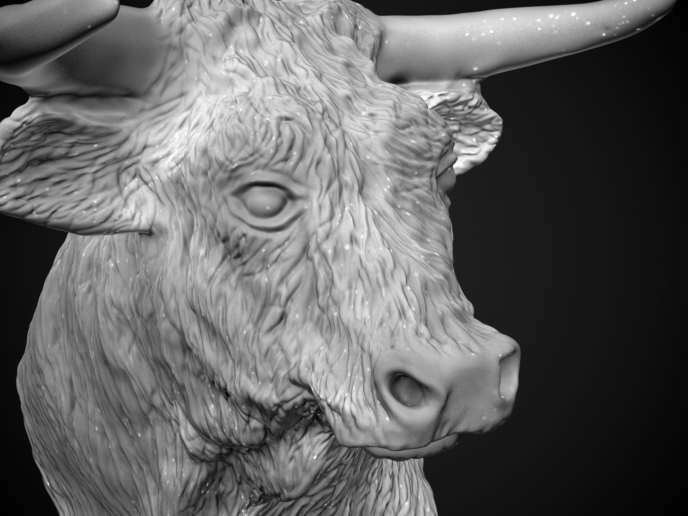 El Toro - The Bull Statue 3D print model_20