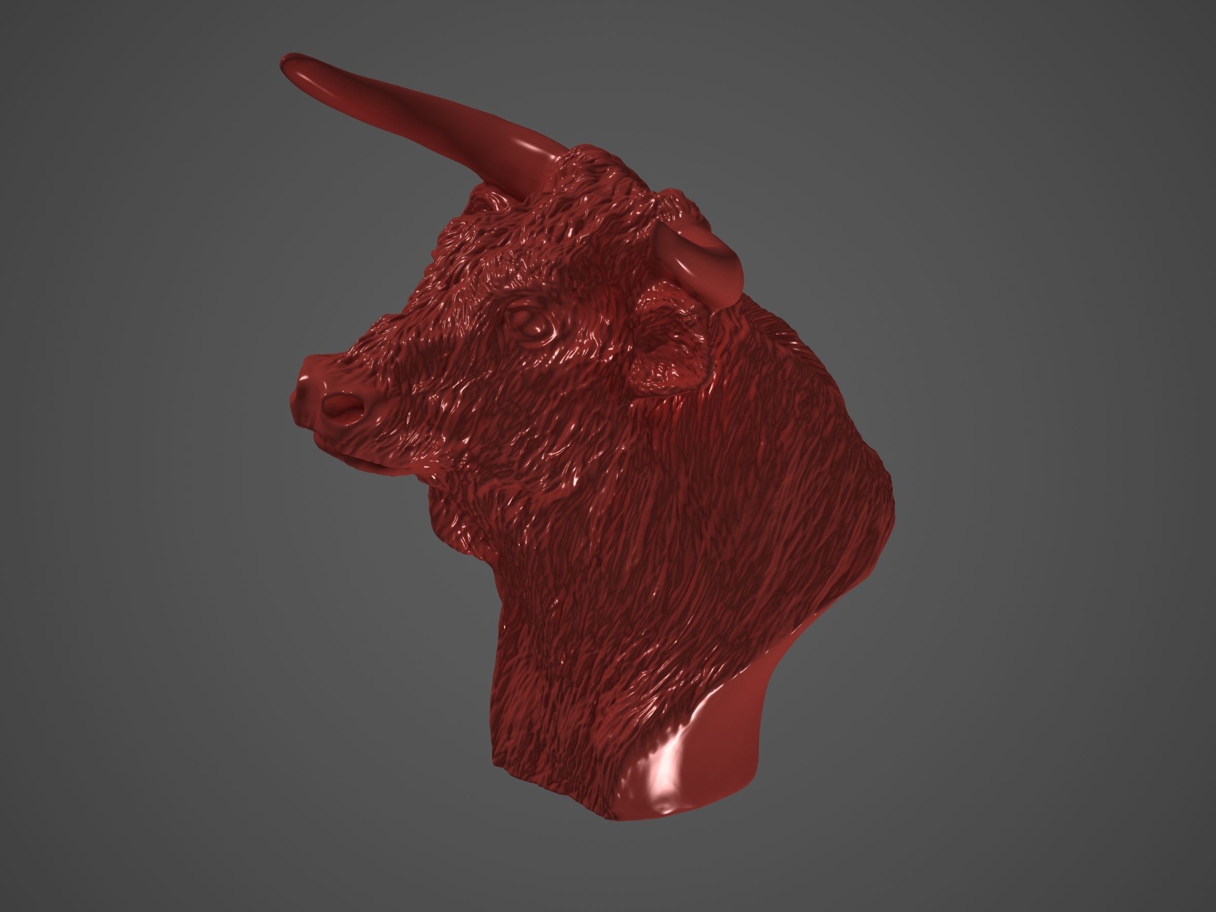 El Toro - The Bull Statue 3D print model_13