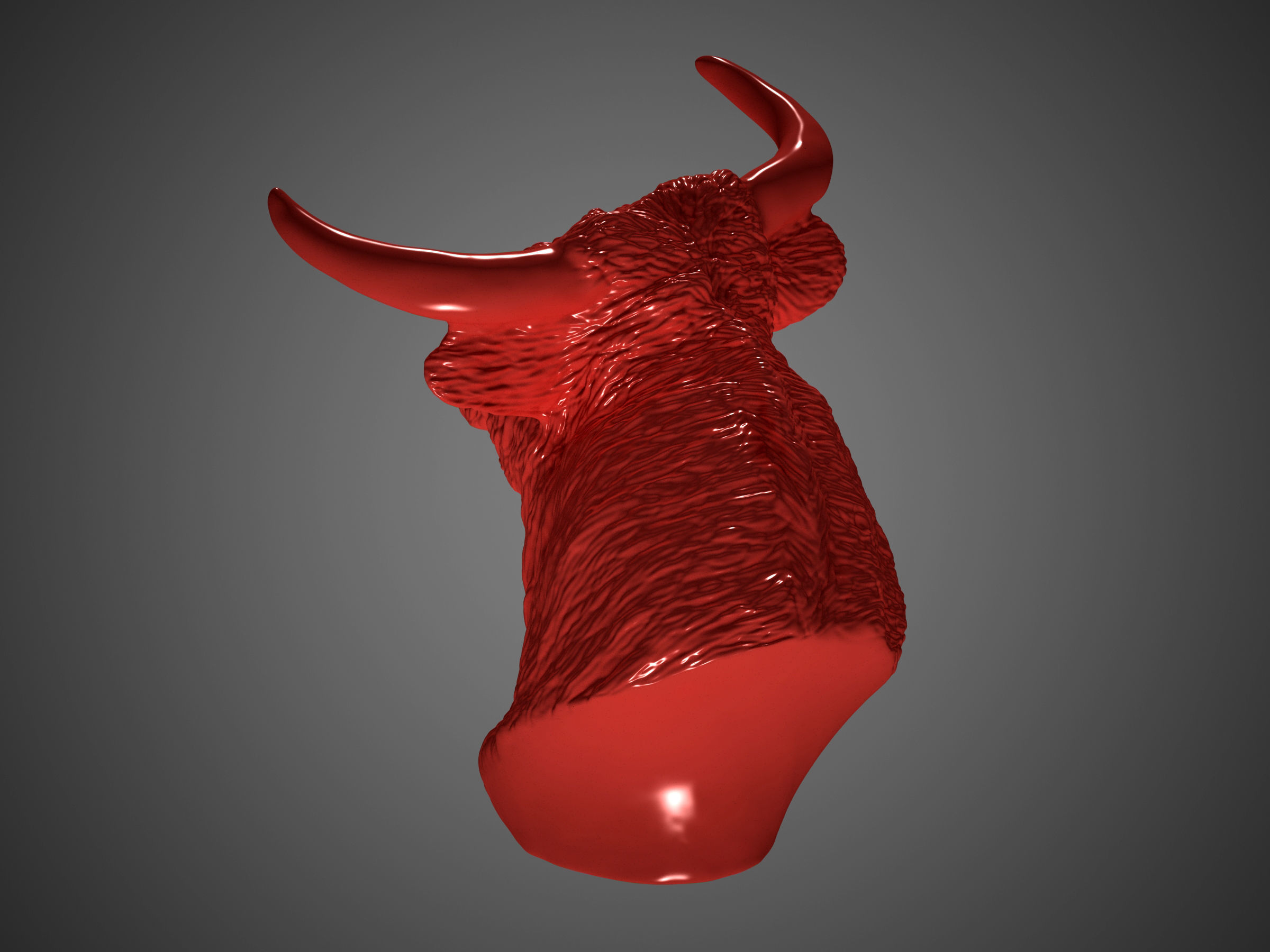 El Toro - The Bull Statue 3D print model_16