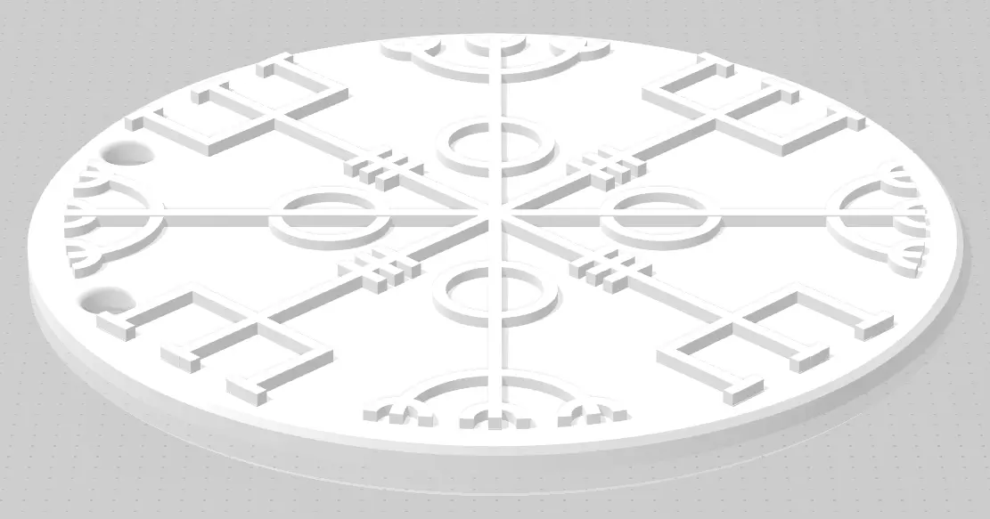  Protective sign 3D model_0