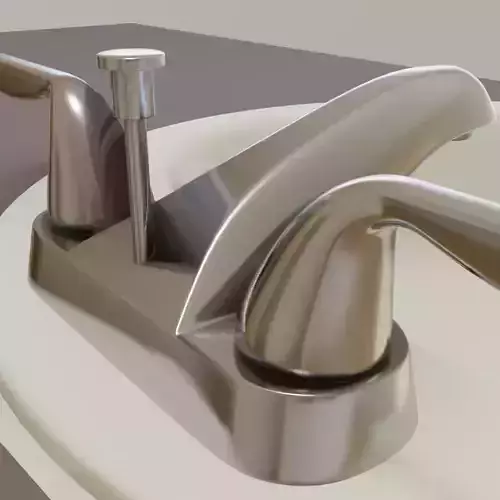 Bathroom Sink and Faucet