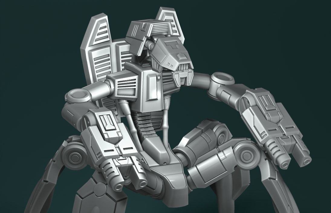 Sith war Droid MK1 star wars 3D print model_4