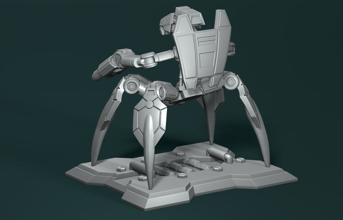 Sith war Droid MK1 star wars 3D print model_1