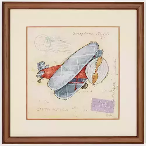 Art Frams 101- Vintage AirCraft 3D model