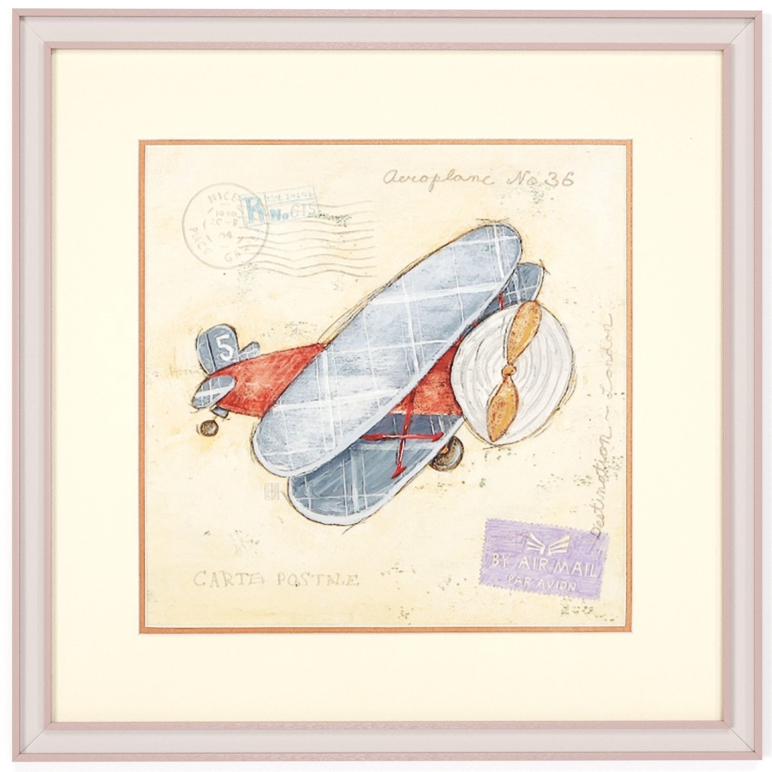 Art Frams 101- Vintage AirCraft 3D model_3